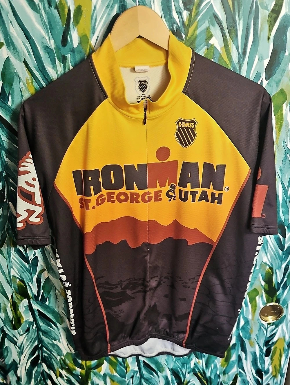 K-Swiss Ironman St. George Utah Cycling Jersey Men's XL